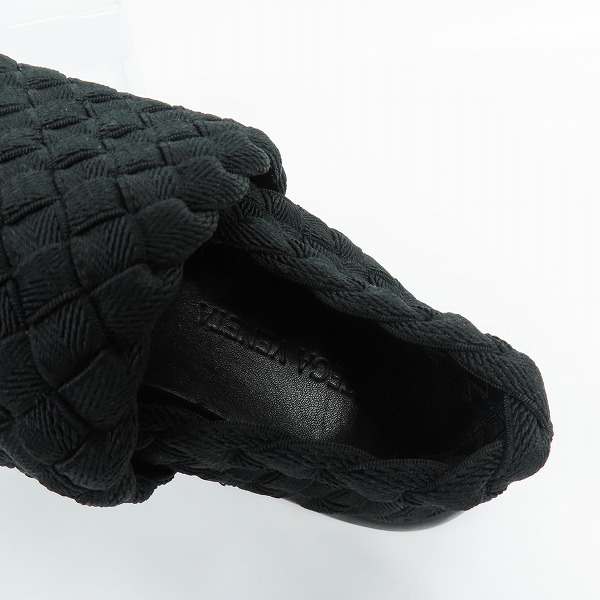実際に弊社で買取させて頂いたBOTTEGA VENETA/ボッテガヴェネタ イントレチャート スリッポン プラット 667227 V0GV0 1000 40の画像 4枚目