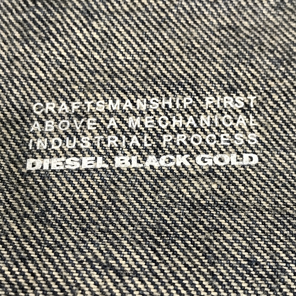 実際に弊社で買取させて頂いたDIESEL BLACK GOLD/ディーゼル ブラックゴールド デニムジャケット/44の画像 2枚目
