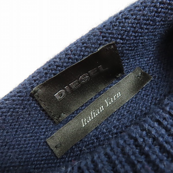 実際に弊社で買取させて頂いた【未使用】DIESEL/ディーゼル ボーダーニット/セーター/Lの画像 2枚目