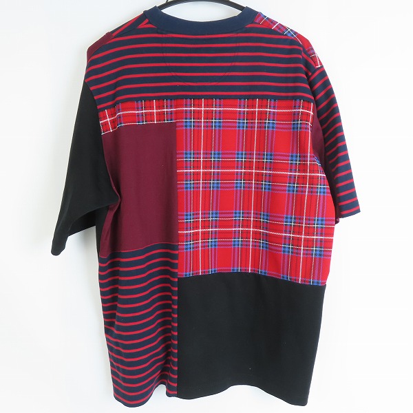 実際に弊社で買取させて頂いたWhite Mountaineering/ホワイトマウンテニアリング 20SS CHECK CONTRASTED T-SHIRT チェク Tシャツ WM2071518/2の画像 1枚目