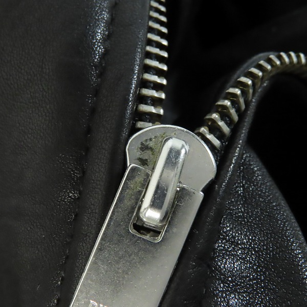 実際に弊社で買取させて頂いたDIESEL/ディーゼル 20AW ダブルライダースジャケット A00040/Lの画像 6枚目