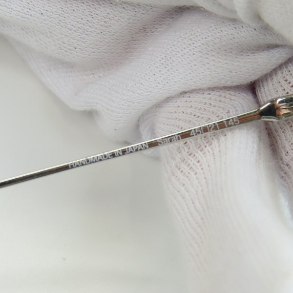 実際に弊社で買取させて頂いたYUICHI TOYAMA/ユウイチ トヤマ Sarah メガネフレーム/アイウェア U-076 col.05の画像 6枚目