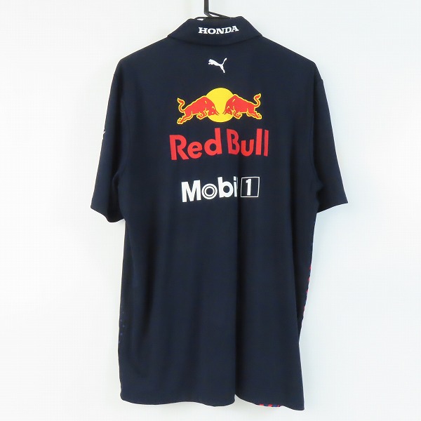 実際に弊社で買取させて頂いたPUMA/プーマ RBR レッドブル レーシング ポロシャツ 2021/763111-01/Lの画像 1枚目