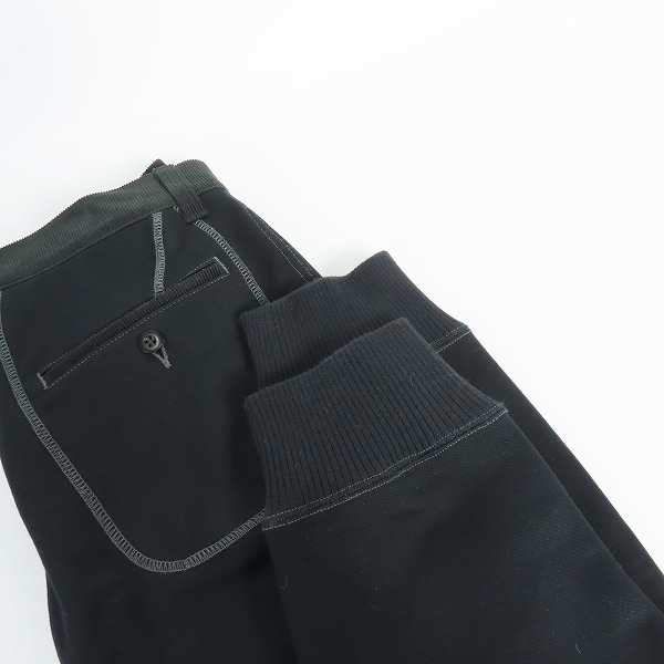 実際に弊社で買取させて頂いたCOMME des GARCONS JUNYA WATANABE MAN/コムデギャルソンジュンヤワタナベマン 21AW スウェット パンツ 綿度詰裏毛 WF-P020/Sの画像 7枚目