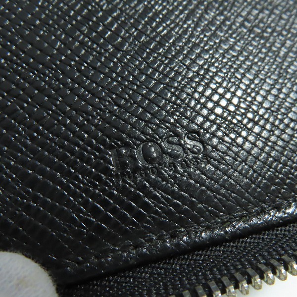 実際に弊社で買取させて頂いたHUGO BOSS/ヒューゴボス ラウンドファスナー 二つ折り財布/コンパクトウォレットの画像 5枚目