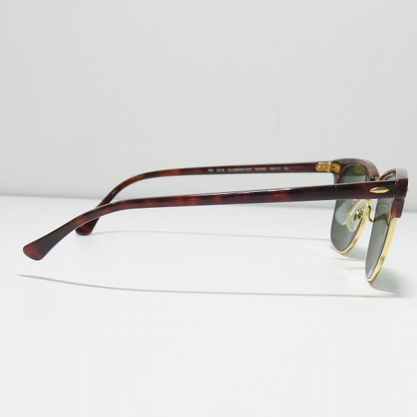 実際に弊社で買取させて頂いたRay-Ban/レイバン CLUB MASTER/クラブマスター サングラス/アイウェア RB3016 W0366の画像 2枚目
