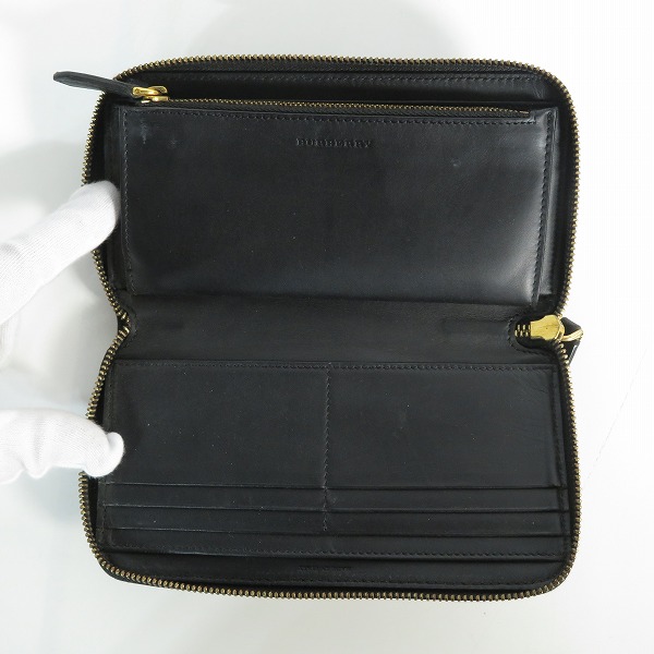 実際に弊社で買取させて頂いたBURBERRY/バーバリー グラフィティ プリント ロングウォレット/長財布の画像 4枚目