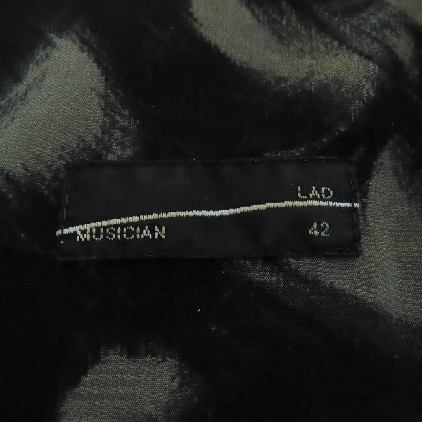 実際に弊社で買取させて頂いたLAD MUSICIAN/ラッドミュージシャン DECHINE BIG S/S SHIRT INKJET FEATHER/総柄 プリント半袖シャツ フェザー2318-114/42の画像 2枚目