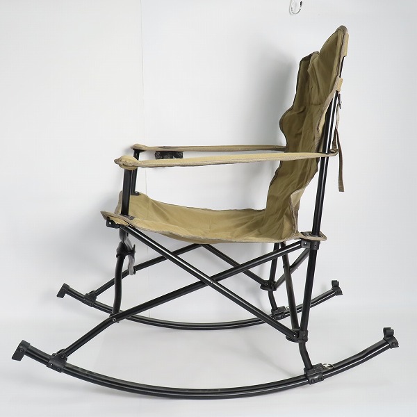 実際に弊社で買取させて頂いたQualz/クオルツ フォールディング ロッキングチェア 折りたたみ式 キャンプチェアの画像 2枚目