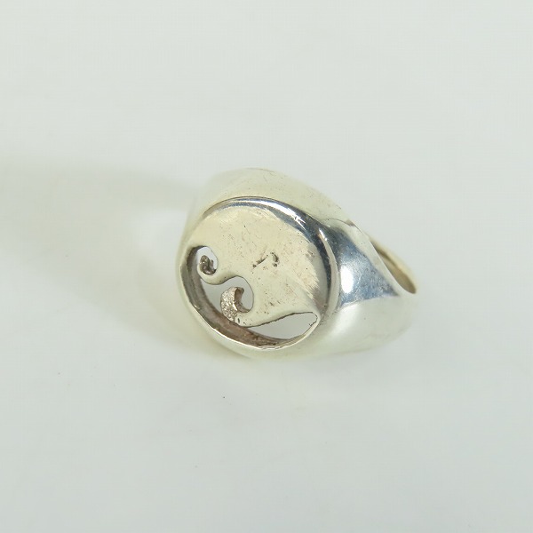 実際に弊社で買取させて頂いたHOLLYWOOD RANCH MARKET/ハリウッドランチマーケット 波モチーフリング/13.5-14