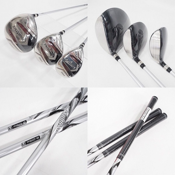 実際に弊社で買取させて頂いた【未使用】BRIDGESTONE/ブリヂストン TOURSTAGE/ツアーステージ V002 11本セット FLEX：R キャディバッグ付きの画像 1枚目