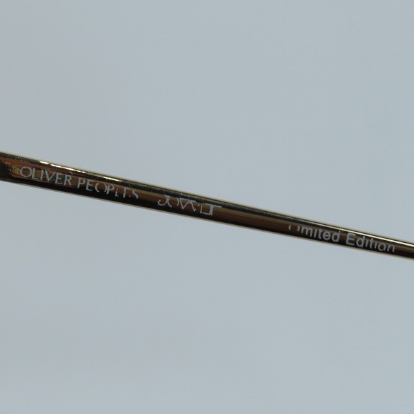 実際に弊社で買取させて頂いたOLIVER PEOPLES/オリバーピープルズ MP-2 メガネフレームの画像 6枚目