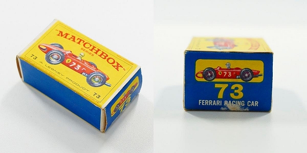 実際に弊社で買取させて頂いたMATCHBOX/マッチボックス No.73 FERRARI RACING CAR/フェラーリー レーシング カー ミニカーの画像 9枚目