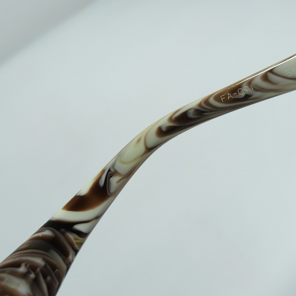 実際に弊社で買取させて頂いたFACTORY900/ファクトリー900 度入り 眼鏡/メガネフレーム FA-091 180の画像 9枚目