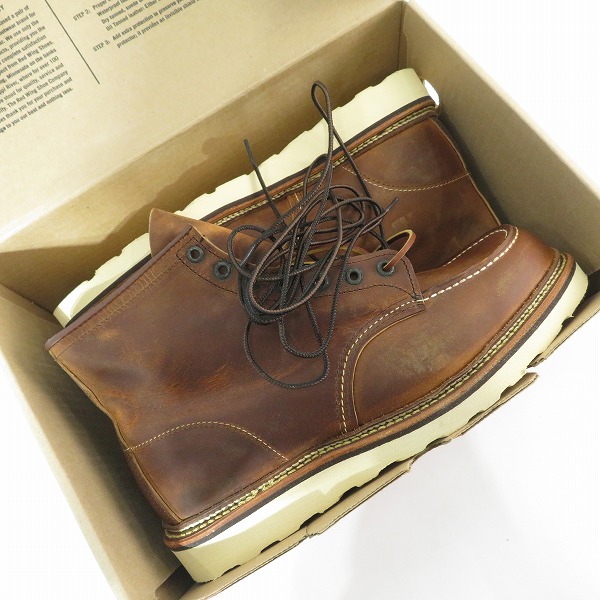 実際に弊社で買取させて頂いたRED WING/レッドウィング 6" CLASSIC MOC 6インチ クラシックモック 1907 US11の画像 8枚目