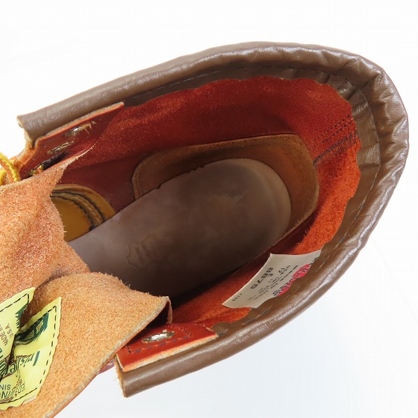 実際に弊社で買取させて頂いたRED WING/レッドウィング アイリッシュセッターブーツ 8875/12Eの画像 4枚目