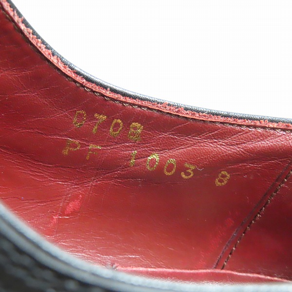 実際に弊社で買取させて頂いたPerfetto/ペルフェット Uチップ/ビジネスシューズ ドレスシューズ/8の画像 5枚目