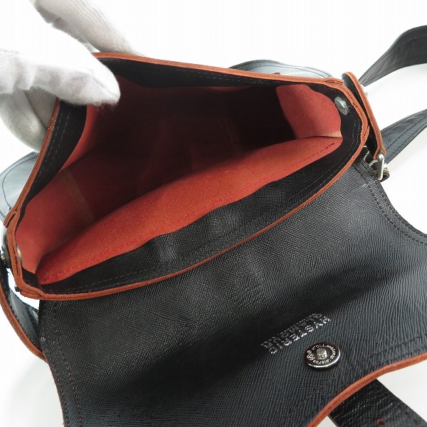 実際に弊社で買取させて頂いたHYSTERIC GLAMOUR/ヒステリックグラマー GUITAR STRAP LEATHER ショルダーバッグの画像 5枚目