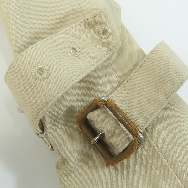 実際に弊社で買取させて頂いたBurberrys /バーバリーズ 裏地ノバチェック柄 イングランド製 トレンチコート　の画像 5枚目