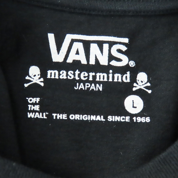 実際に弊社で買取させて頂いた【未使用】VANS×mastermind JAPAN/バンズ×マスターマインドジャパン Tシャツ VA16SS-MT01MJ/Lの画像 2枚目
