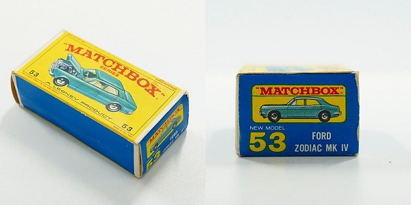 実際に弊社で買取させて頂いたMATCHBOX/マッチボックス No.53 FORD ZODIAC MK IV/フォード ゾディアック マーク4 ミニカーの画像 9枚目