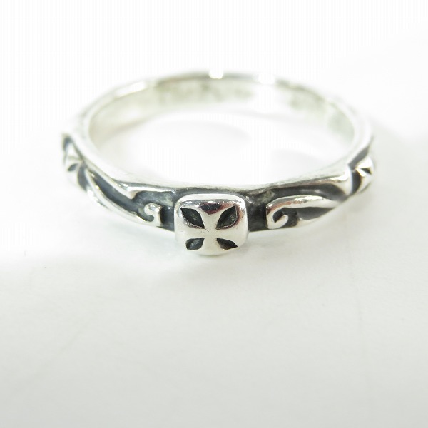 実際に弊社で買取させて頂いた (2)Bill Wall Leather/BWL/ビルウォールレザー R202 Thin クロスリング/19号 の画像 1枚目