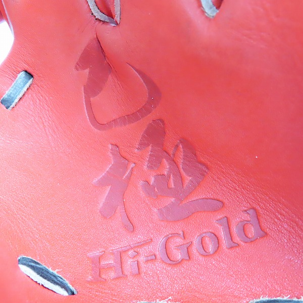 実際に弊社で買取させて頂いたHI-GOLD/ハイゴールド 己極シリーズ 軟式/内野手 右投げグローブ/OKG-7504の画像 3枚目