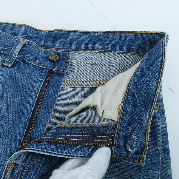 実際に弊社で買取させて頂いたLEVIS/リーバイス 606 ビッグE オレンジタブ 刻印8 TALON/タロンジップ/ヴィンテージ デニムパンツの画像 2枚目