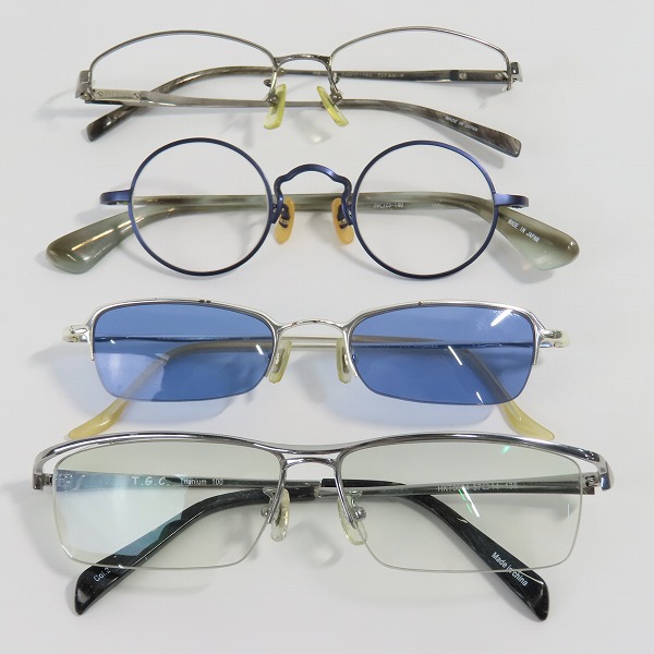 実際に弊社で買取させて頂いたHUGO BOSS/ヒューゴボス T.G.C. /ティージーシー他 眼鏡/メガネフレーム/サングラス/アイウェア 4点セット