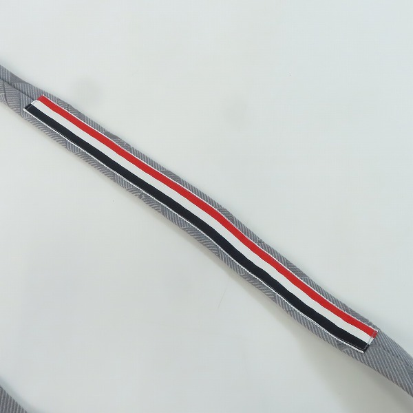 実際に弊社で買取させて頂いたTHOM BROWNE/トムブラウン 錨/いかり総柄 ネクタイ の画像 7枚目