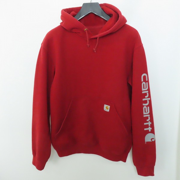 実際に弊社で買取させて頂いたcarhartt/カーハート プルオーバーパーカー 袖プリント S