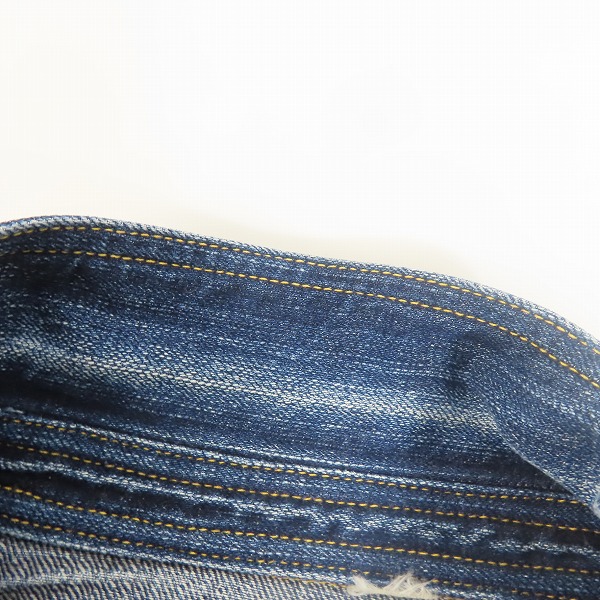 実際に弊社で買取させて頂いたTHE FLAT HEAD/フラットヘッド デニムシャツ 7002W/40の画像 4枚目
