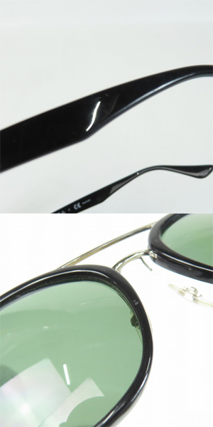 実際に弊社で買取させて頂いたRay-Ban/レイバン ダブルブリッジ 偏光レンズ サングラス RB2183 901/9Aの画像 8枚目