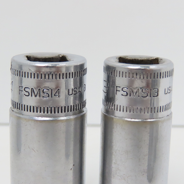 実際に弊社で買取させて頂いたSnap-on/スナップオン 3/8インチ ソケット FSMS19/17/14/13/12/10/8  7点セットの画像 3枚目