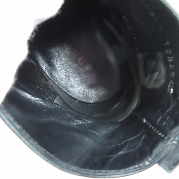 実際に弊社で買取させて頂いたDior homme/ディオールオム クリス期 ショートブーツ 10HBM /42の画像 8枚目
