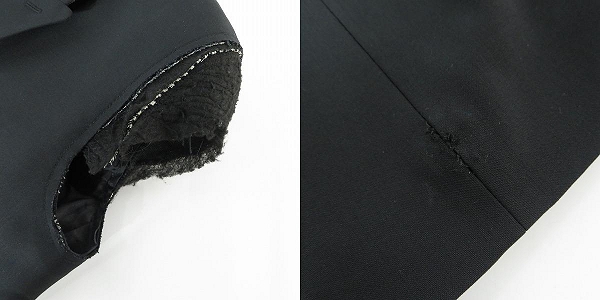 実際に弊社で買取させて頂いたRick Owens/リックオウエンス 18SS カットオフノースリーブテーラードジャケット RR18S5725 ZL/46の画像 9枚目