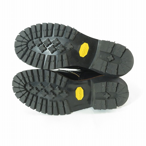 実際に弊社で買取させて頂いたRED WING/レッドウィング  9inch/インチ Logger Boots/ロガーブーツ レースアップ 茶芯 ブラック 9210/8.5Dの画像 2枚目