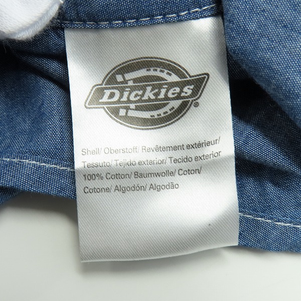 実際に弊社で買取させて頂いたSTUSSY×Dickies/ステューシー×ディッキーズ 半袖シャツ 胸ポケット Mの画像 4枚目