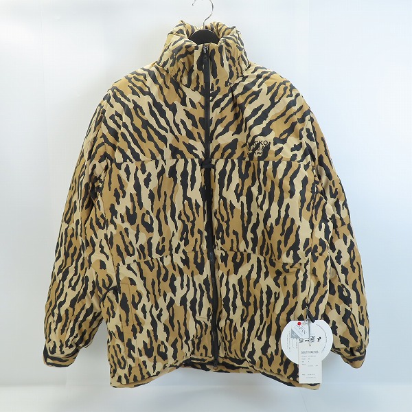 実際に弊社で買取させて頂いた【未使用】WACKO MARIA × NANGA/ワコマリア×ナンガ LEOPARD DOWN JACKET TYPE-2 21FW-WMO-NA05 XL