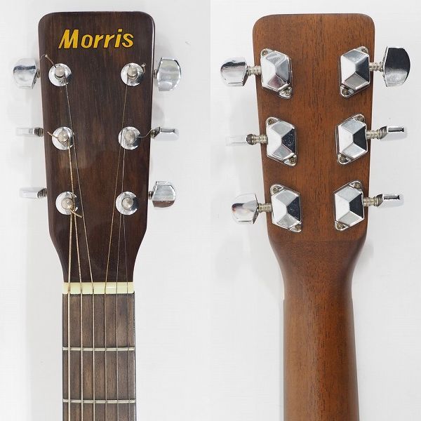 実際に弊社で買取させて頂いた★Morris/モーリス MD-502/MD502 幌馬車ラベル アコースティックギター/アコギ の画像 2枚目