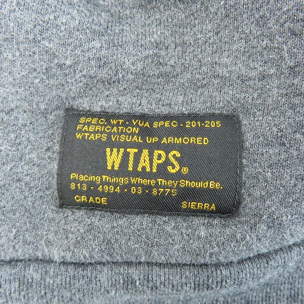 実際に弊社で買取させて頂いたWTAPS/ダブルタップス HELLWEEK CREWNECK/ヘルウィーク クルーネック スウェット152ATDT-CSM13/Sの画像 5枚目