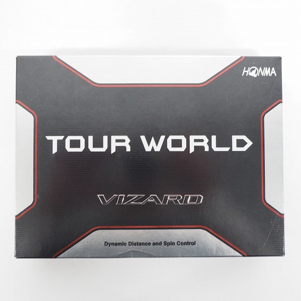 実際に弊社で買取させて頂いた【未使用】HONMA/ホンマ TOUR WORLD VIZARD ゴルフボール ホワイト 1ダースの画像 2枚目