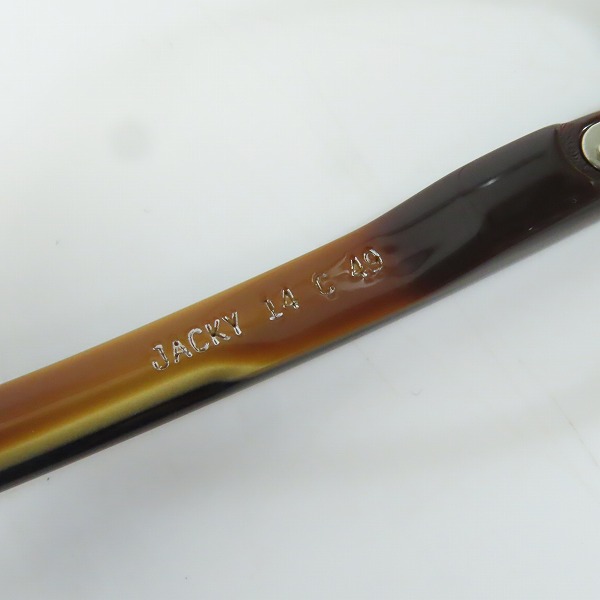 実際に弊社で買取させて頂いたDEROME BRENNER/デロームブレナー JACKY 14 メガネフレーム/眼鏡/アイウェアの画像 8枚目