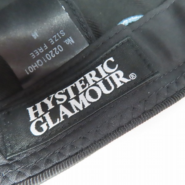 実際に弊社で買取させて頂いたHYSTERIC GLAMOUR/ヒステリックグラマー キャップ/帽子 02201QH01/Fの画像 6枚目