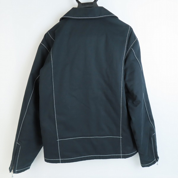 実際に弊社で買取させて頂いたSTUSSY/ステューシー  コットン 中綿 ダブルライダース ジャケット 115699/Lの画像 1枚目