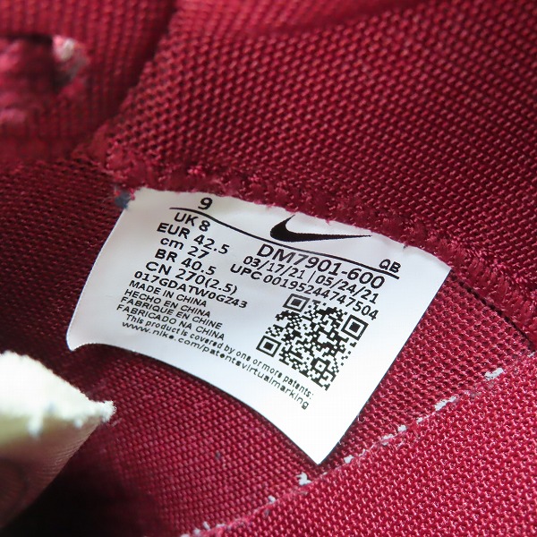 実際に弊社で買取させて頂いたNIKE×SACAI×KAWS/ナイキ×サカイ×カウズ BLAZER LOW Team Red DM7901-600 27の画像 5枚目