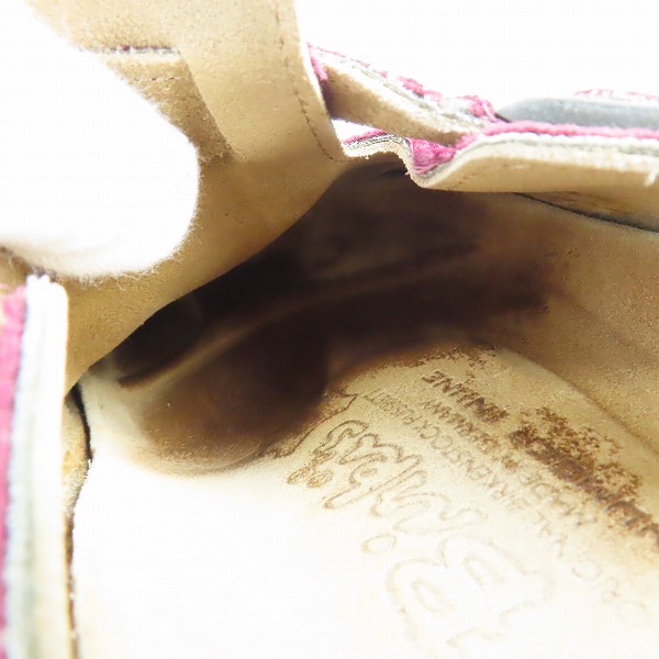 実際に弊社で買取させて頂いたNUMBER NINE × BIRKENSTOCK/ナンバーナイン × ビルケンシュトック 初期 ベロアサンダル 26の画像 8枚目