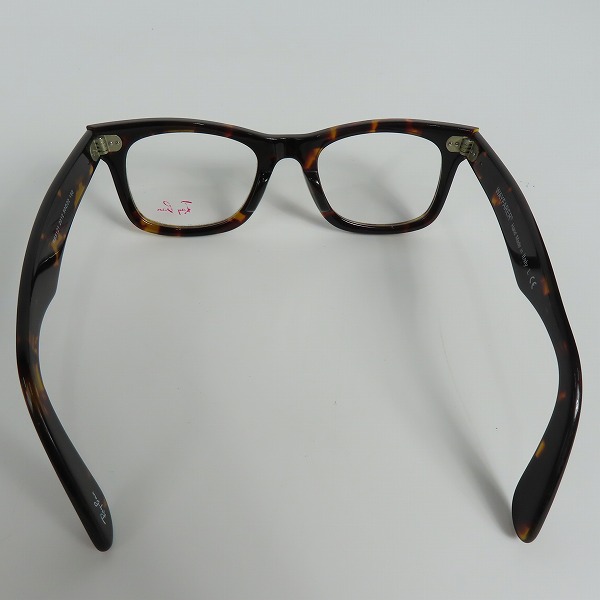 実際に弊社で買取させて頂いたRay-Ban/レイバン WAYFARER/ウェイファーラー 眼鏡/メガネフレーム RB5121 2012の画像 3枚目