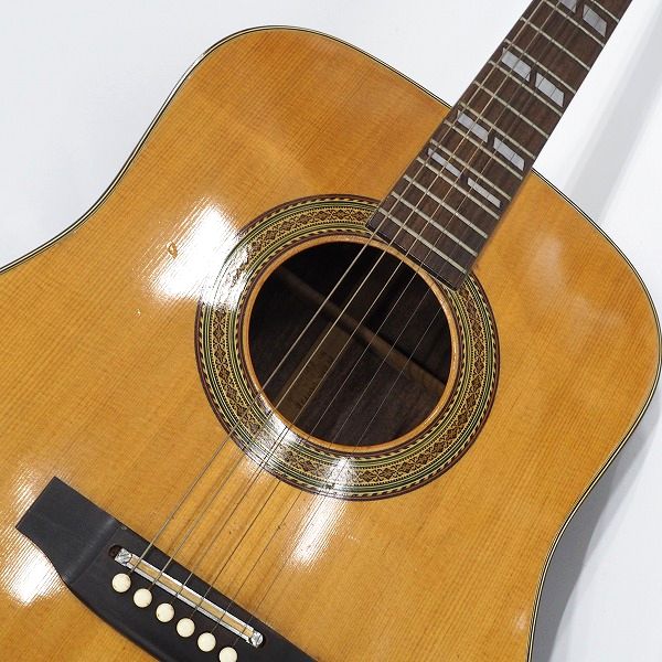 実際に弊社で買取させて頂いた★Pearl/パール 詳細不明 アコースティックギター/アコギの画像 5枚目