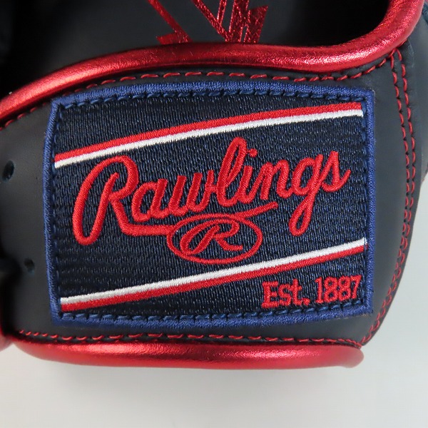 実際に弊社で買取させて頂いたRawlings/ローリングス HYPER TECH/ハイパーテック 軟式 投手用/ピッチャー用 グローブ/グラブ GR4HTCA15Wの画像 3枚目